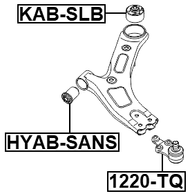 1220-TQ - BALL JOINT FRONT LOWER ARM