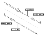 1221-CRELH - STEERING TIE ROD END LEFT