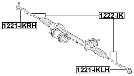 1221-IKLH - STEERING TIE ROD END LEFT