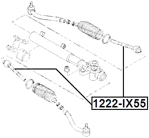 1222-IX55 - STEERING TIE ROD