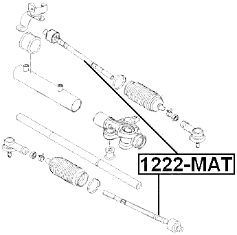 1222-MAT - STEERING TIE ROD