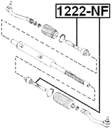 1222-NF - STEERING TIE ROD
