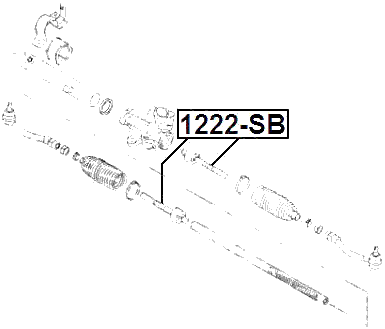 1222-SB - STEERING TIE ROD