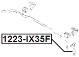 1223-IX35R - REAR STABILIZER LINK