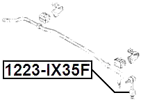 1223-IX35R - REAR STABILIZER LINK