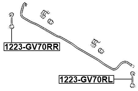 1223-JK1RR - REAR RIGHT STABILIZER LINK