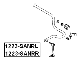 1223-SANRR - REAR RIGHT STABILIZER LINK