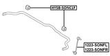 1223-SONFL - FRONT LEFT STABILIZER LINK / SWAY BAR LINK