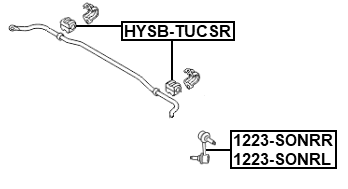 1223-SONRL - REAR LEFT STABILIZER LINK