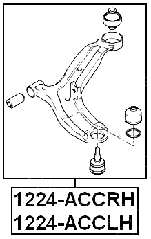 1224-ACCLH - LEFT FRONT ARM