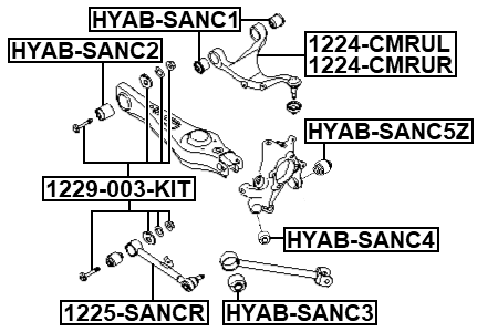 1224-CMRUR - RIGHT UPPER REAR ARM