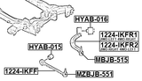 1224-IKFR1 - FRONT LOWER ARM