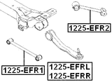 1225-EFR1 - REAR TRANSVERSE LINK