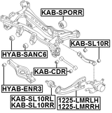1225-LMRRH - REAR RIGHT TRAILING ROD