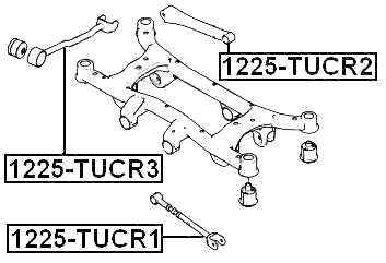 1225-TUCR3 - REAR TRAILING ROD