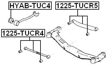 1225-TUCR4 - REAR TRANSVERSE LINK