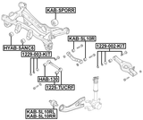 1225-TUCRF - REAR FRONT TRANSVERSE LINK