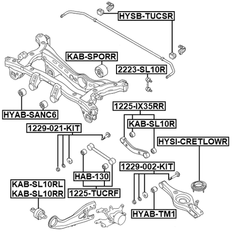 1229-002-KIT - REPAIR KIT, CAMBER ADJUSTING ECCENTRIC BOLT