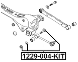 1229-004-KIT - CAMBER ADJUSTING ECCENTRIC BOLT