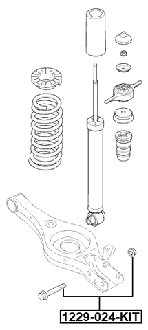 1229-024-KIT - SUSPENSION ARM BOLT W/ WASHER REPAIR KIT