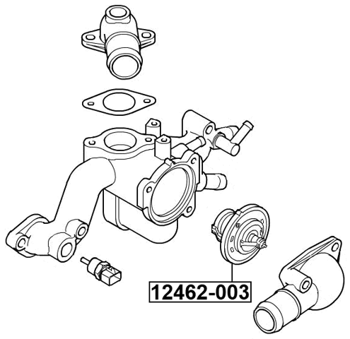 12462-003 - THERMOSTAT 82C
