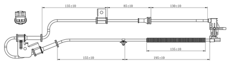 12606-001 - ABS SENSOR FRONT LEFT
