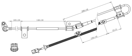 12606-004 - ABS SENSOR FRONT RIGHT