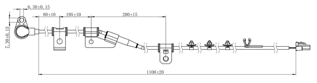 12606-006 - ABS SENSOR FRONT RIGHT