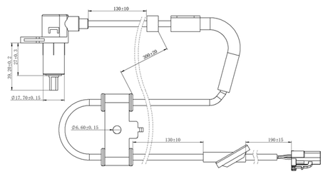 12606-007 - ABS SENSOR REAR LEFT