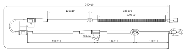 12606-015 - ABS SENSOR FRONT LEFT