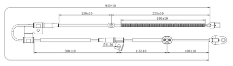 12606-015 - ABS SENSOR FRONT LEFT