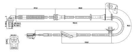 12606-018 - ABS SENSOR REAR RIGHT