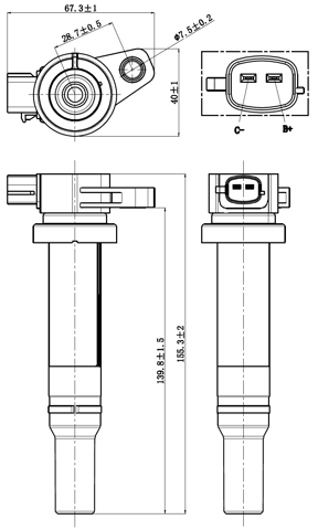 12640-005 - IGNITION COIL