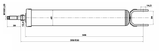 12650915R - REAR SHOCK ABSORBER