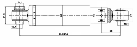 12658283R - REAR SHOCK ABSORBER
