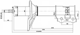 12666695FR - SHOCK ABSORBER FRONT RIGHT
