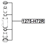 1275-H72R - REAR WHEEL BRAKE CYLINDER REPAIR KIT (SET FOR ONE SIDE)