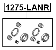 1275-LANR - REAR BRAKE CALIPER REPAIR KIT (SET FOR TWO SIDES)