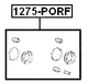 1275-PORF - FRONT BRAKE CALIPER REPAIR KIT (SET FOR TWO SIDES)