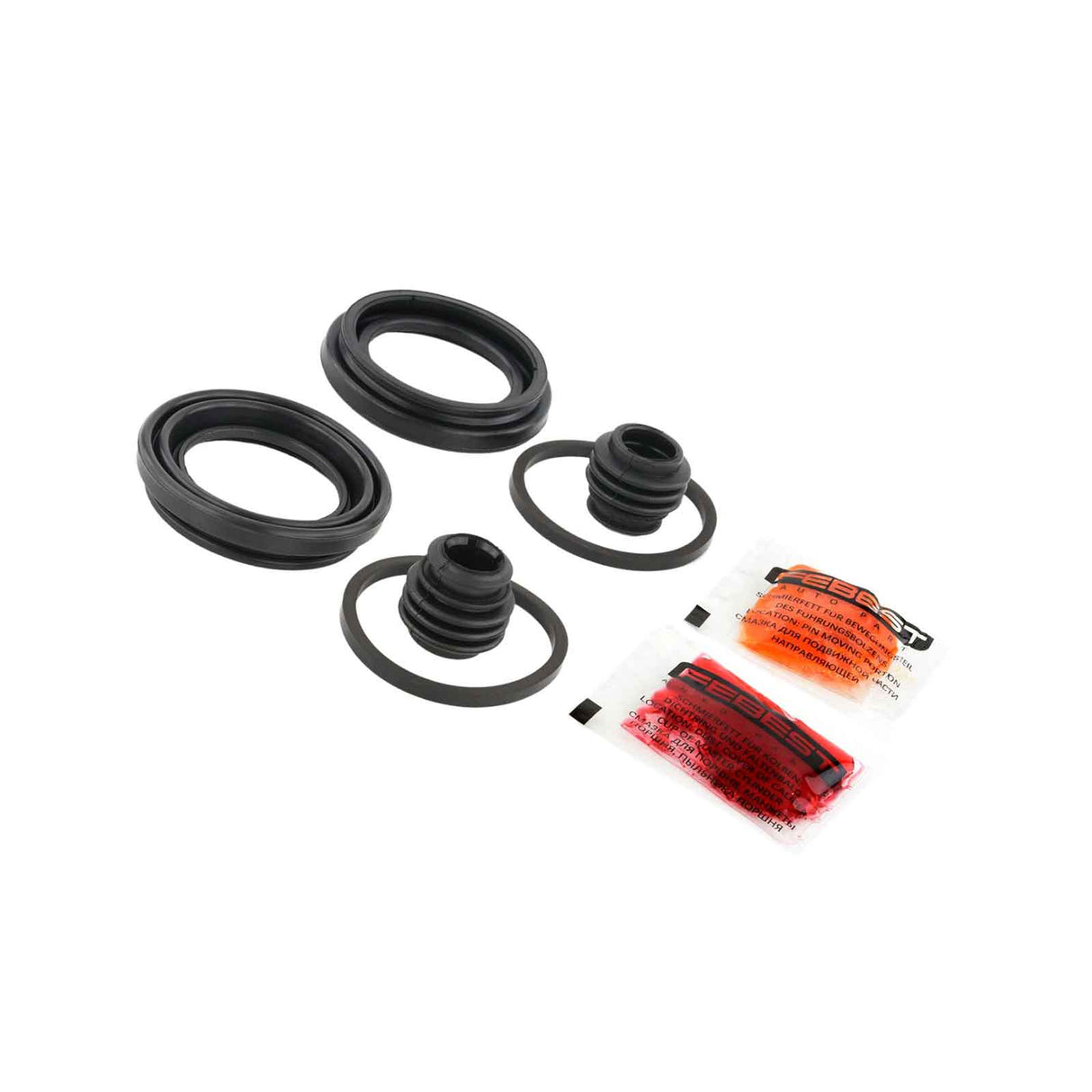 1275-SFE19F - FRONT BRAKE CALIPER REPAIR KIT (SET FOR ONE SIDE) Braking System, Brake Caliper Repair Kits