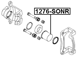 1276-SONR - REAR CALIPER PISTON D33.9