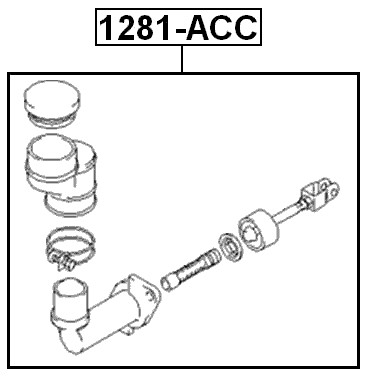 1281-ACC - CLUTCH MASTER CYLINDER