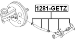 1281-GETZ - CLUTCH MASTER CYLINDER