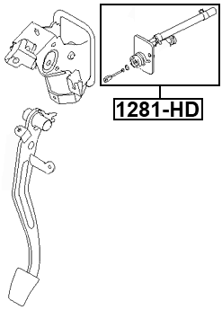 1281-HD - CLUTCH MASTER CYLINDER