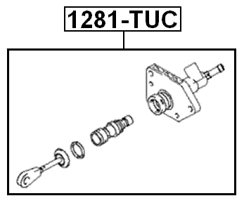 1281-TUC - CLUTCH MASTER CYLINDER