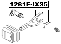1281F-IX35 - CLUTCH RELEASE FORK