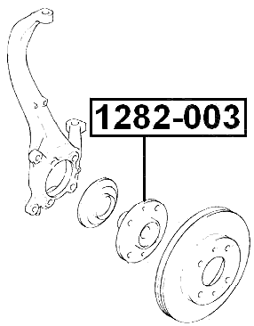 1282-003 - FRONT WHEEL HUB