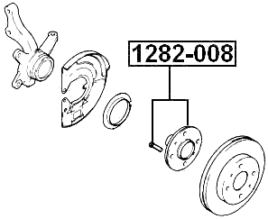 1282-008 - FRONT WHEEL HUB