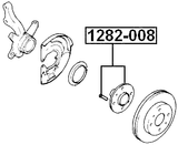 1282-008 - FRONT WHEEL HUB
