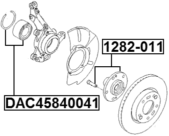 1282-011 - FRONT WHEEL HUB